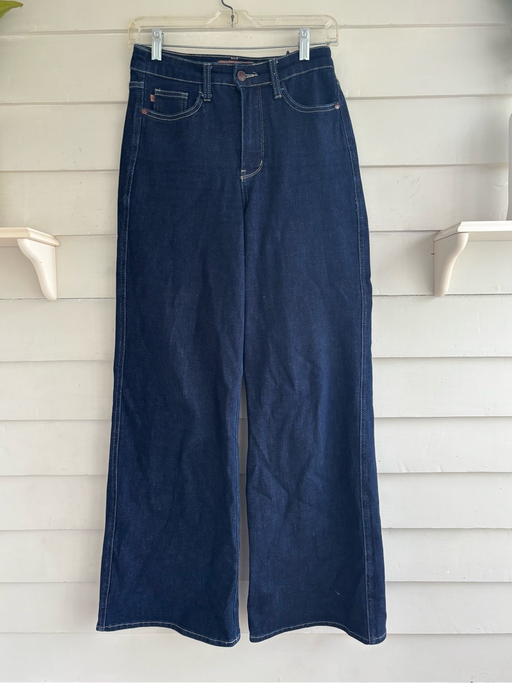 Judy Blue Retro Wide Leg Dark Wash Jeans 3/26